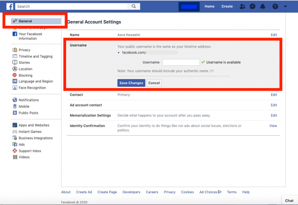 how to see my facebook user id