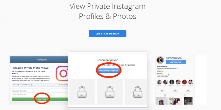 view private instagram profile