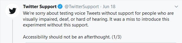 twitter support