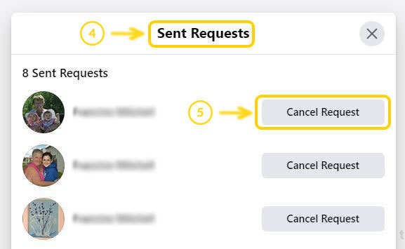 Step 3: Find Sent Requests