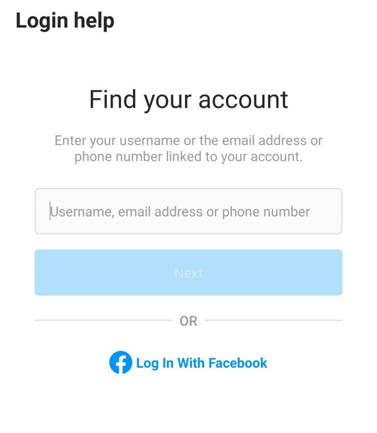 change instagram password