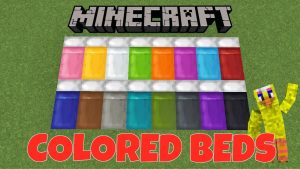 How to make a bed in Minecraft? (colorful)