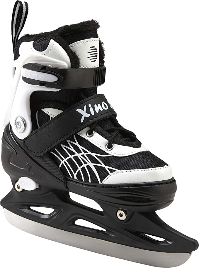 Nattork Adjustable Ice Skate Shoes for Girls and Boys Soft Padding and Reinforced Ankle Support ice Skate for Men and Women 