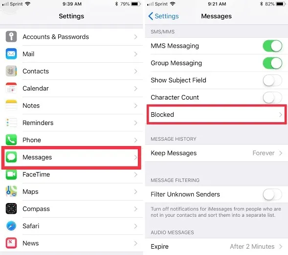 How to View & Retrieve Blocked Text Messages on iPhone | InoSocial