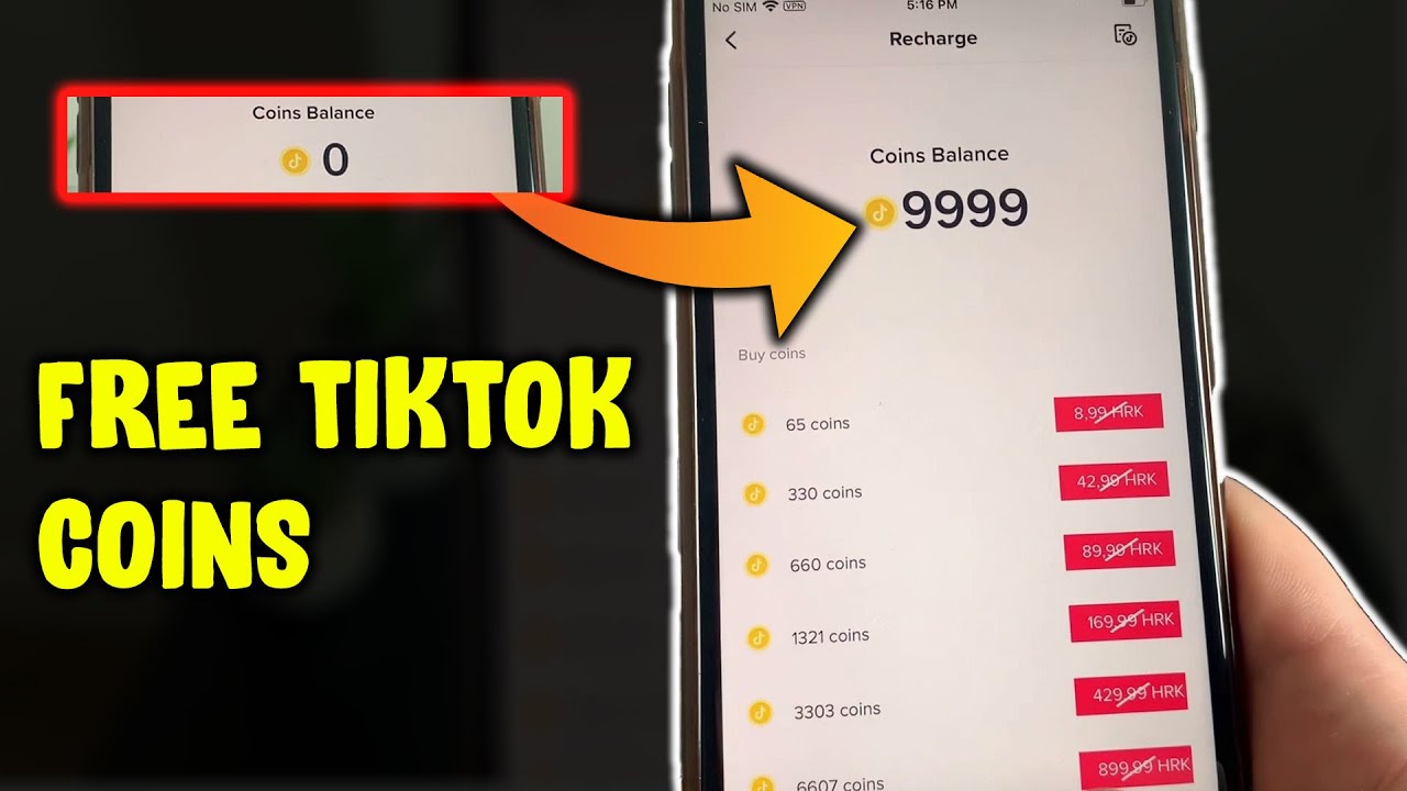 how to recharge tiktok coins for free on iphone