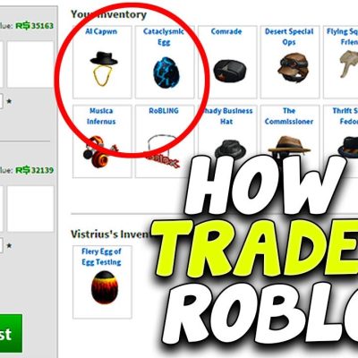 how to trade in roblox