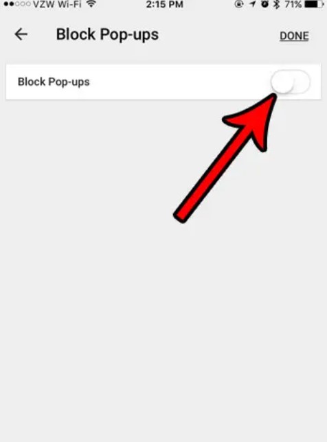 How to Allow Pop Ups on Chrome