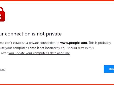 Fix “Your Connection Is Not Private” Error In Chrome