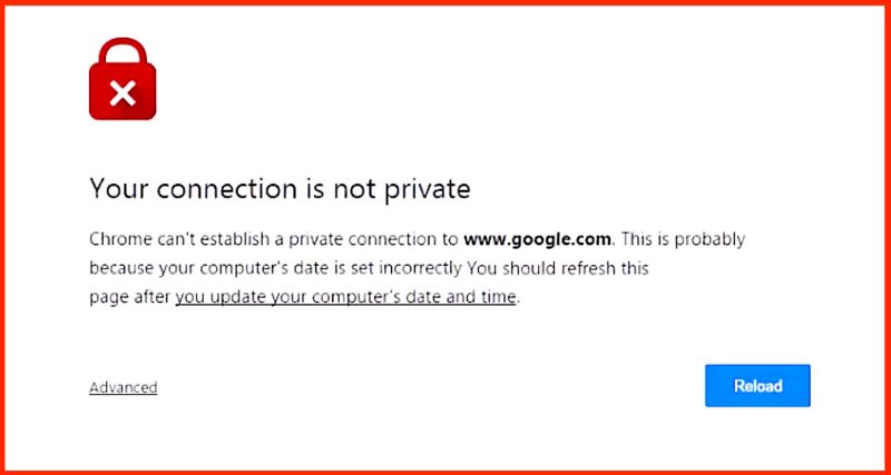 5 Simple Ways To Fix “Your Connection Is Not Private” Error In Chrome ...