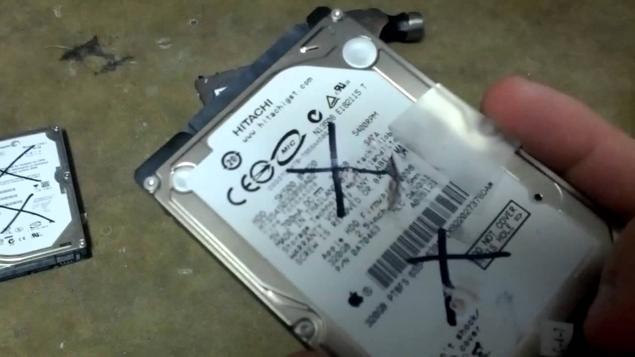 How to Destroy a Hard Drive