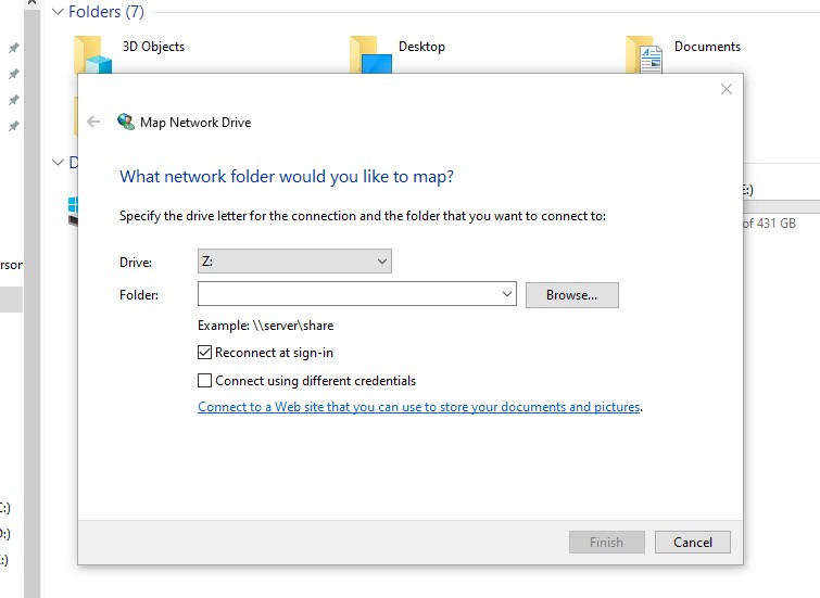 How to Map a Network Drive