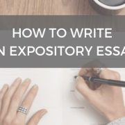 Features of writing an expository essay