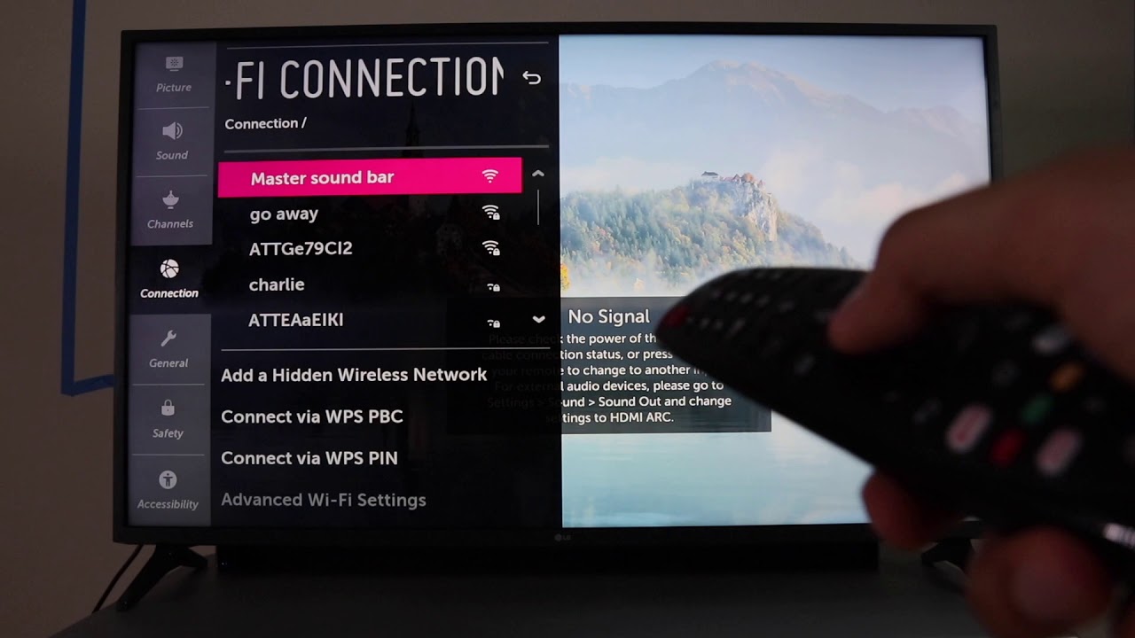 How to Turn On WiFi on LG TV