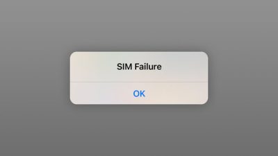sim failure iphone 7 plus
